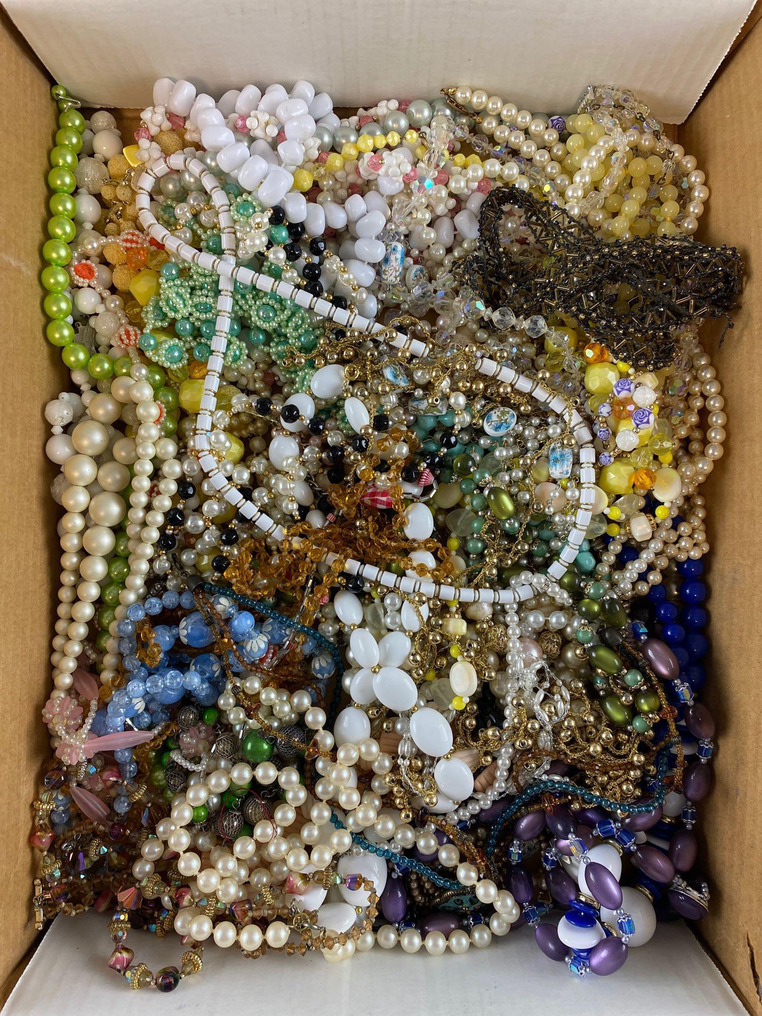 Large group of assorted Beaded Necklaces (1 of 3)