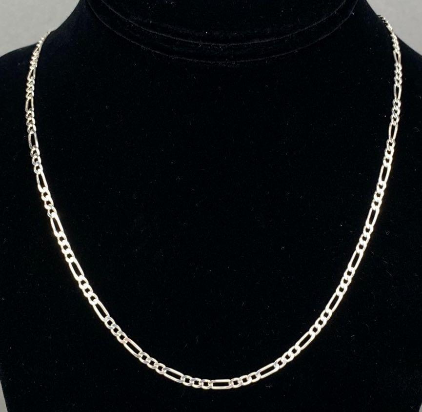 Sterling Silver Link Chain Necklace (1 of 4)