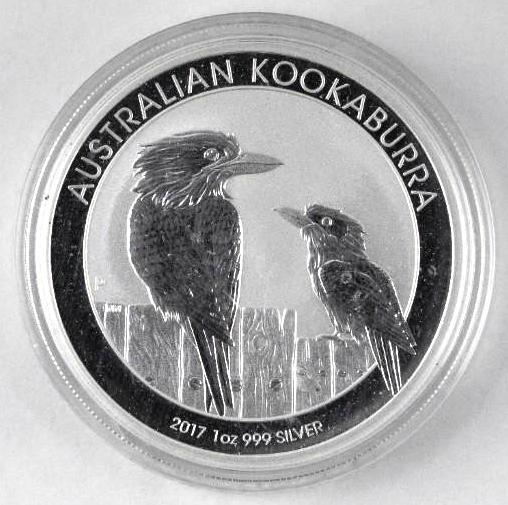 2017 Australia Kookaburra 1oz. .999 Fine Silver (1 of 2)