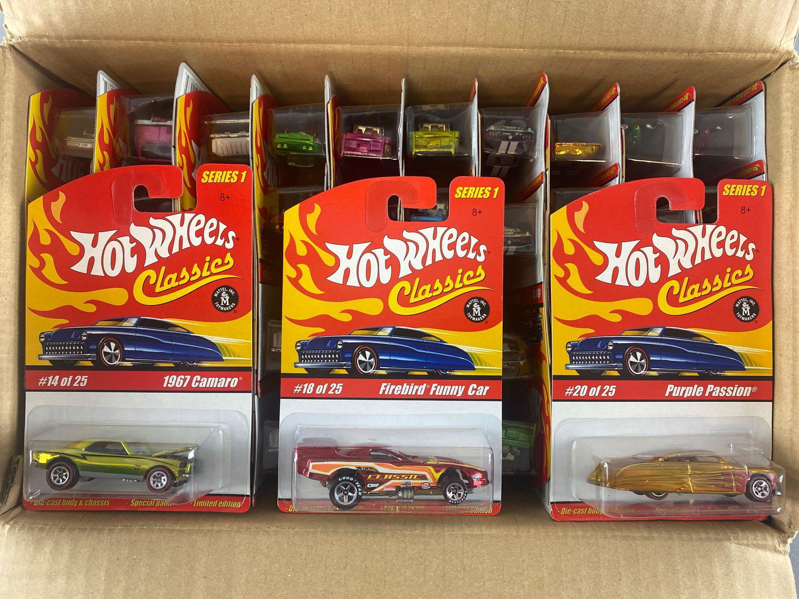 Full shipping box of Hot Wheels Classics Series 1 (1 of 4)