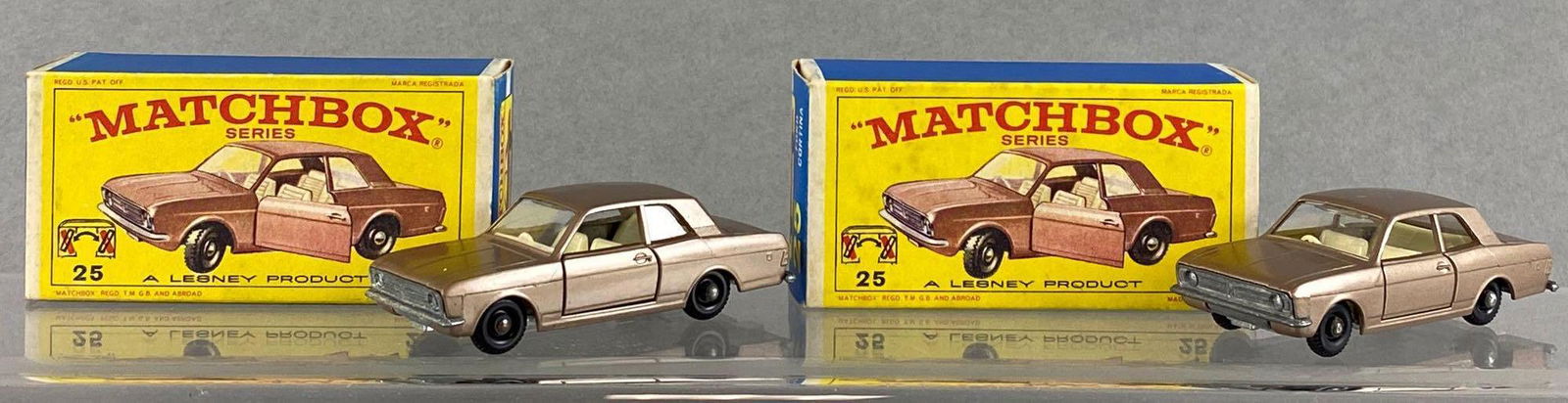 Group of 2 Matchbox No. 25 Ford Cortina (1 of 9)