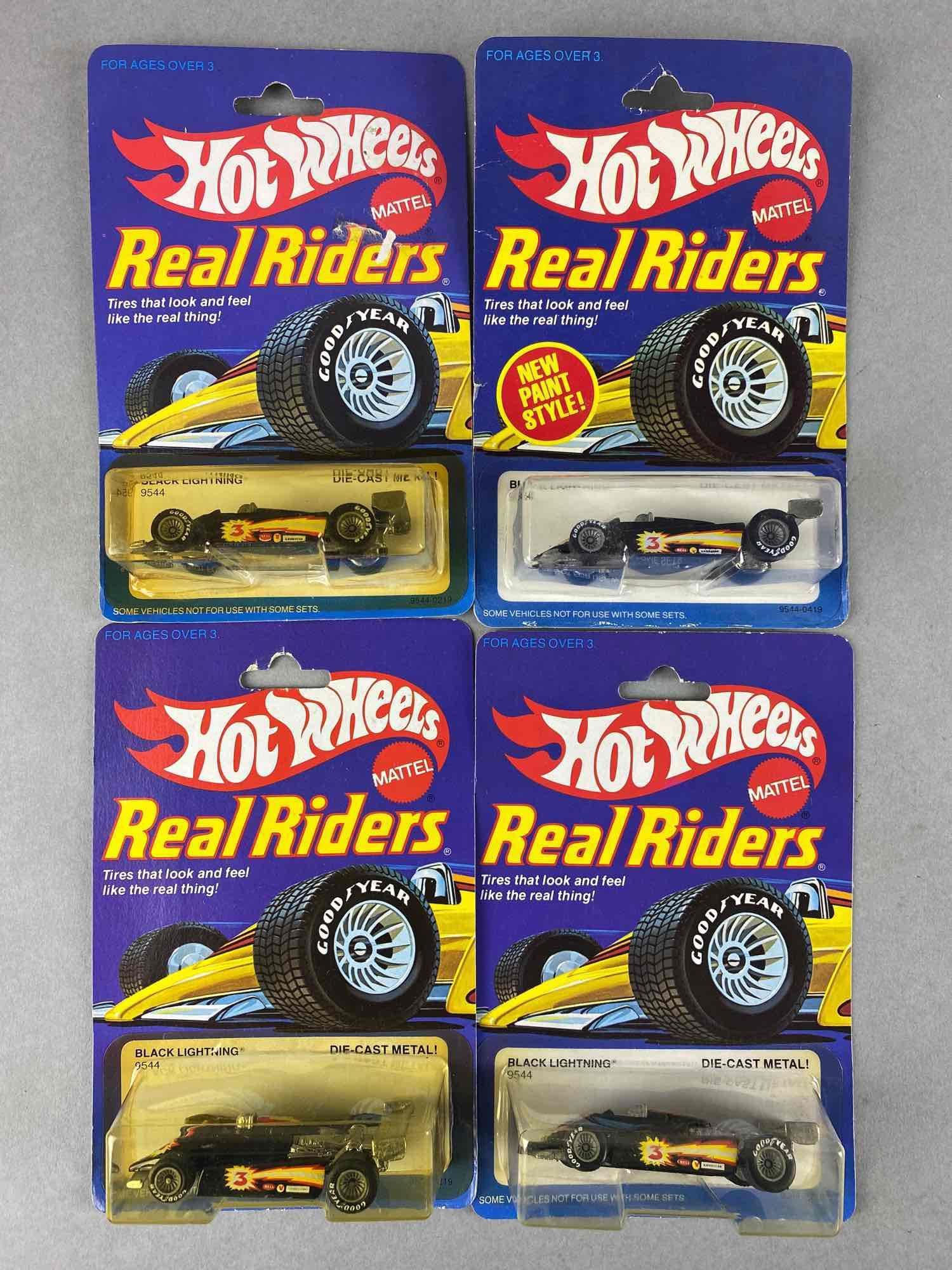 1994 Hot Wheels Real Riders Full Set Of 4