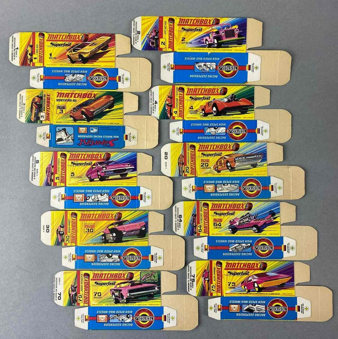 Group of 10 Matchbox H Type Boxes-EMPTY (1 of 3)