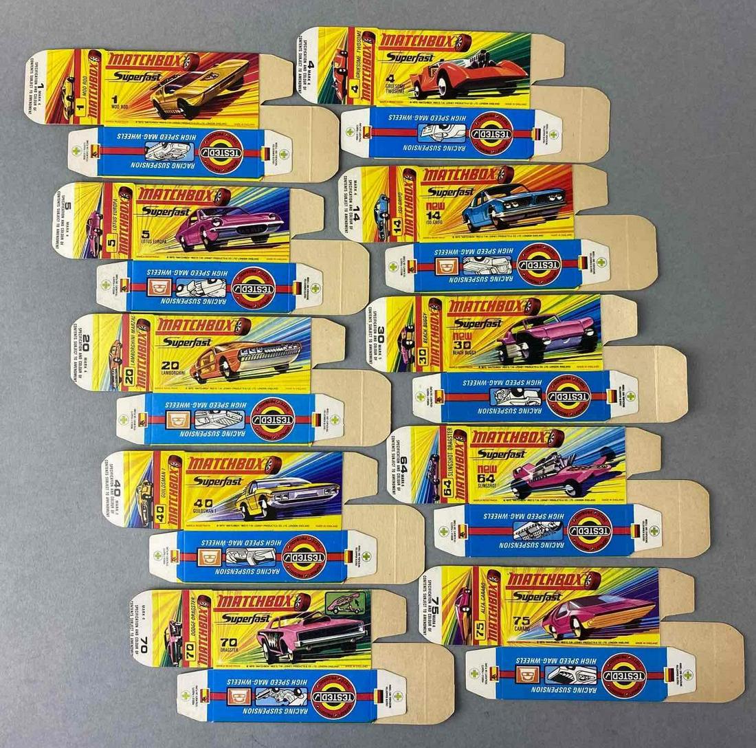 Group of 10 Matchbox H Type Boxes-EMPTY (1 of 3)