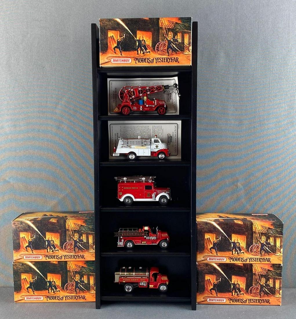 Group of 5 Matchbox Models of Yesteryear Fire Engines (1 of 18)