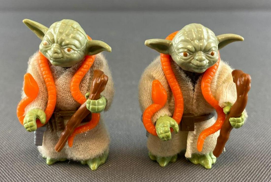 Group of 2 1980 Kenner Star Wars Yoda Action Figures (1 of 4)