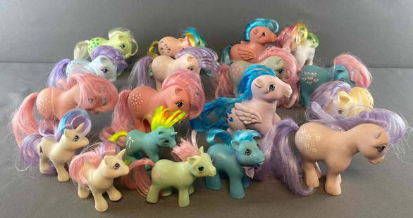 LOT of 8 Eight My Little Pony Toys Ponies Pre-loved