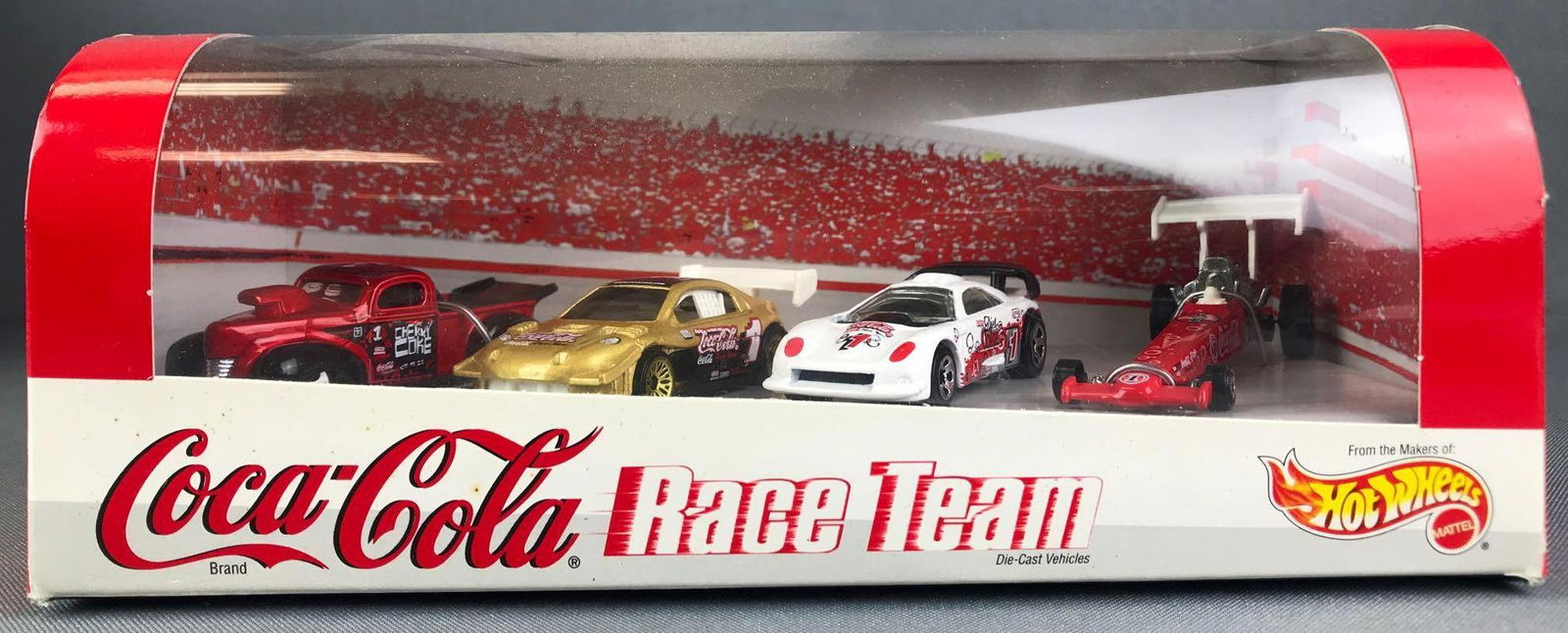 Hot Wheels Coca Cola Race Team Vehicle Set