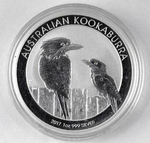 2017 Australia Kookaburra 1oz. .999 Fine Silver (1 of 2)