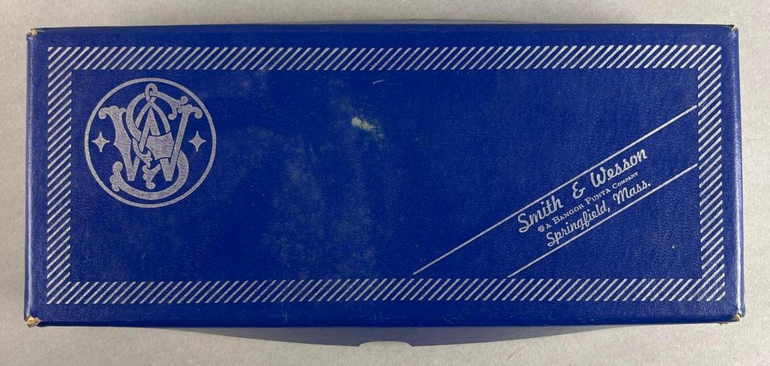 Vintage Smith and Wesson Model 13-2 Revolver Box: Empty box, 11 x 4 1/2 x 1 1/2 inches