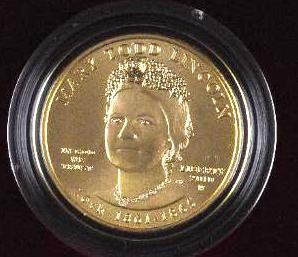 2010 W $10 Mary Todd Lincoln First Spouse 1/2oz. Gold (1 of 4)