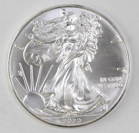 2020 American Eagle 1oz. .999 Fine Silver (1 of 2)