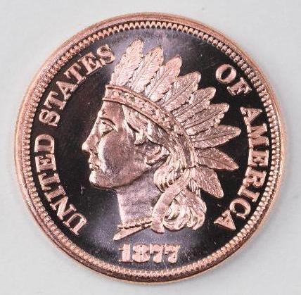 Osborne Mint Indian Head 1oz. .999 Fine Copper (1 of 2)