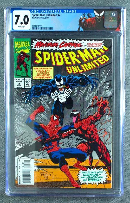 CGC Graded Marvel Comics Spider-Man Unlimited No. 2 (1 of 7)