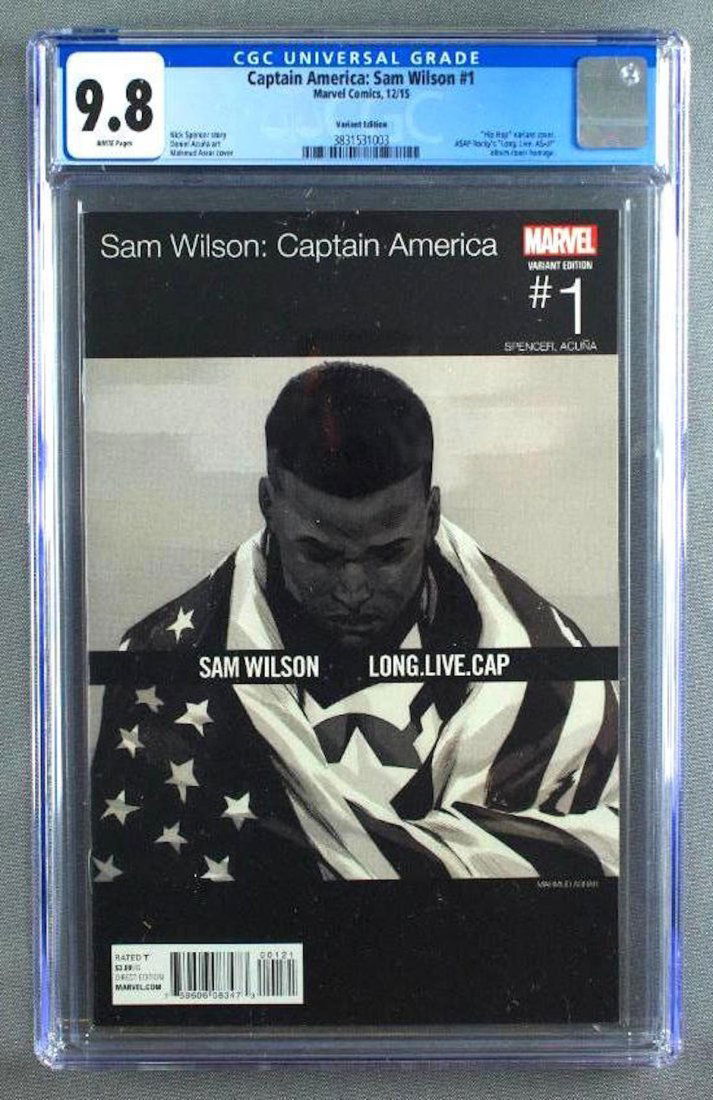 CGC Graded Marvel Comics Captain America: Sam Wilson (1 of 7)