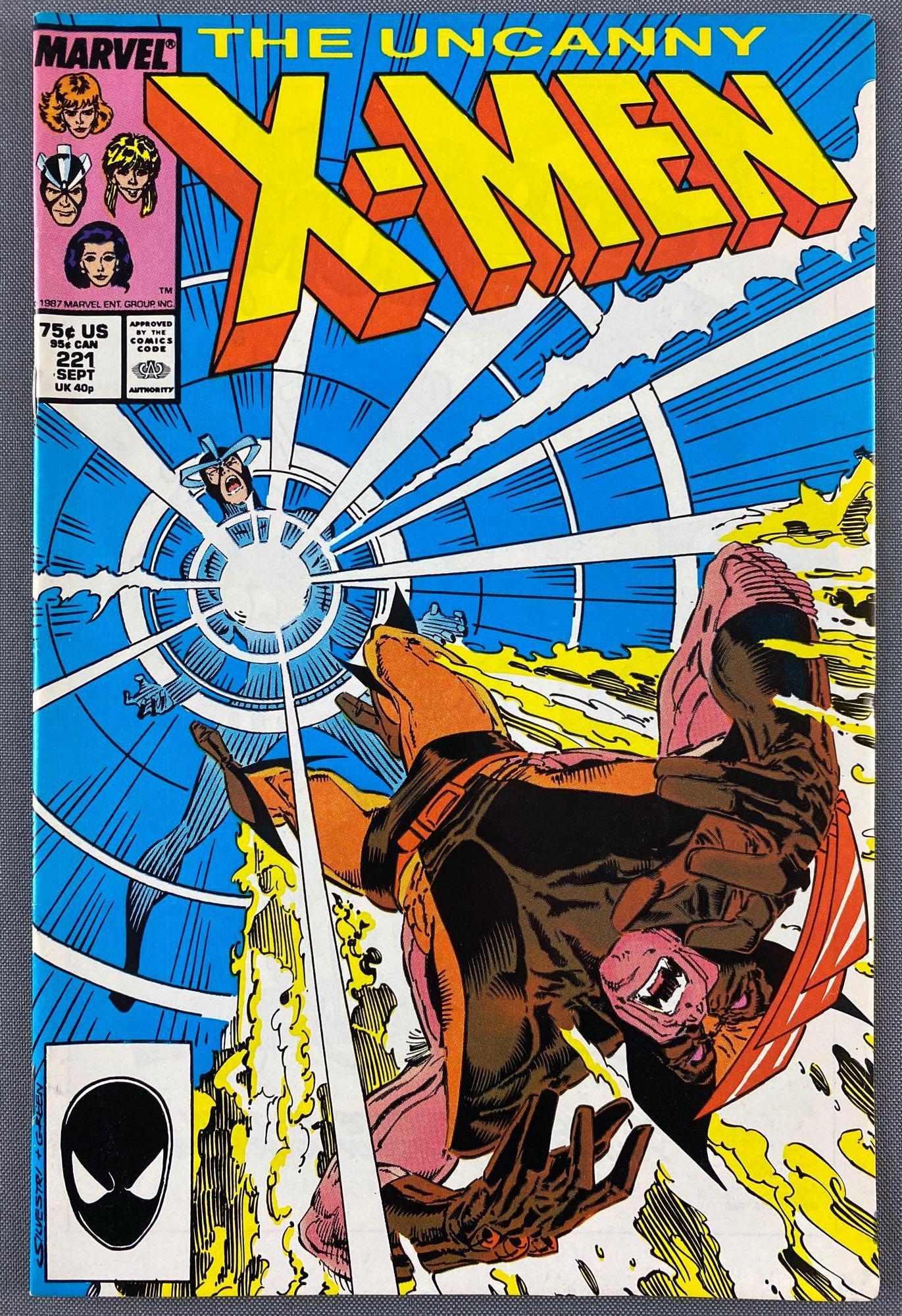 Marvel Comics The Uncanny X-Men No. 221 Comic Book (1 of 8)