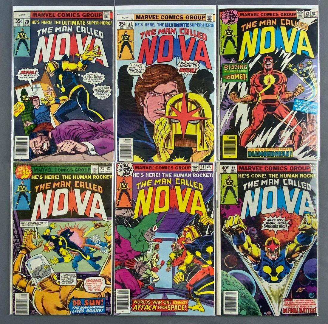 Group of 6 Marvel Comics Nova Comic Books (1 of 3)