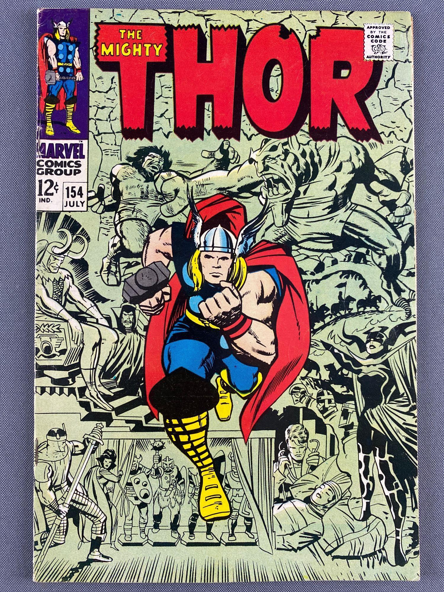Marvel Comics Thor No. 154 Comic Book (1 of 8)