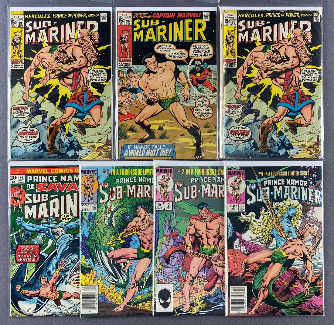 Group of 7 Marvel Comics The Sub-Mariner Comic Books (1 of 3)