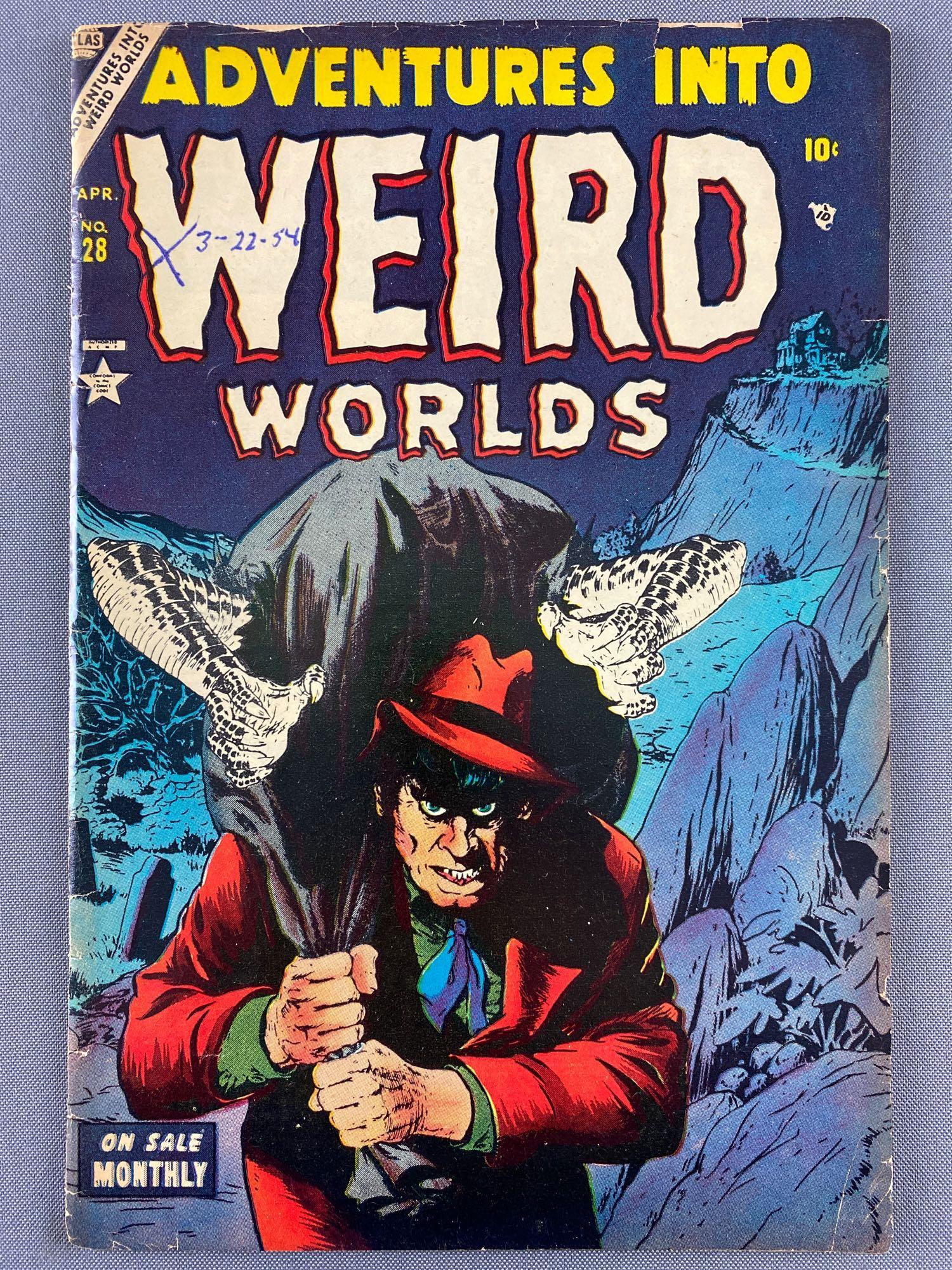Atlas Comics Adventures into Weird Worlds No. 28 Comic (1 of 8)