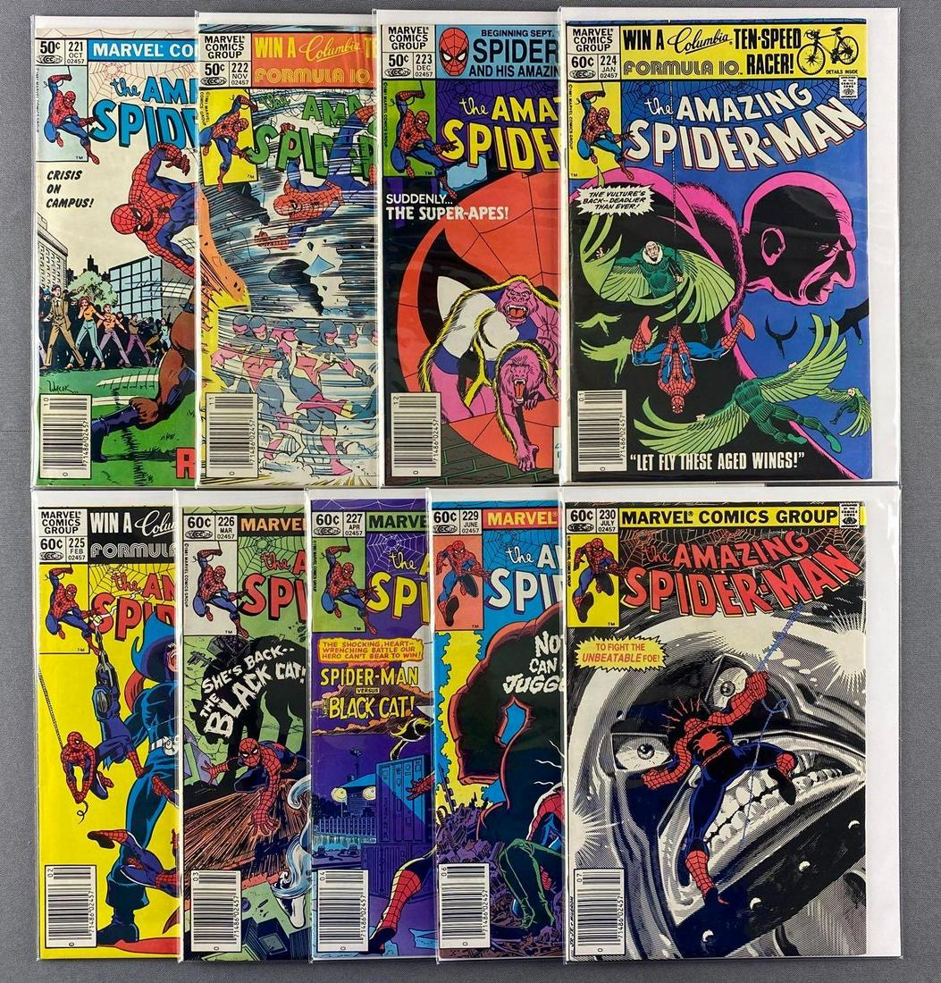 Group of 9 Marvel Comics The Amazing Spider-Man Comic (1 of 3)