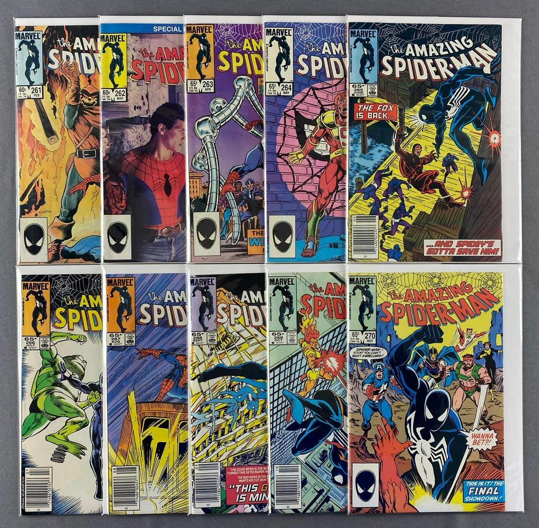 Group of 10 Marvel Comics The Amazing Spider-Man Comic (1 of 3)