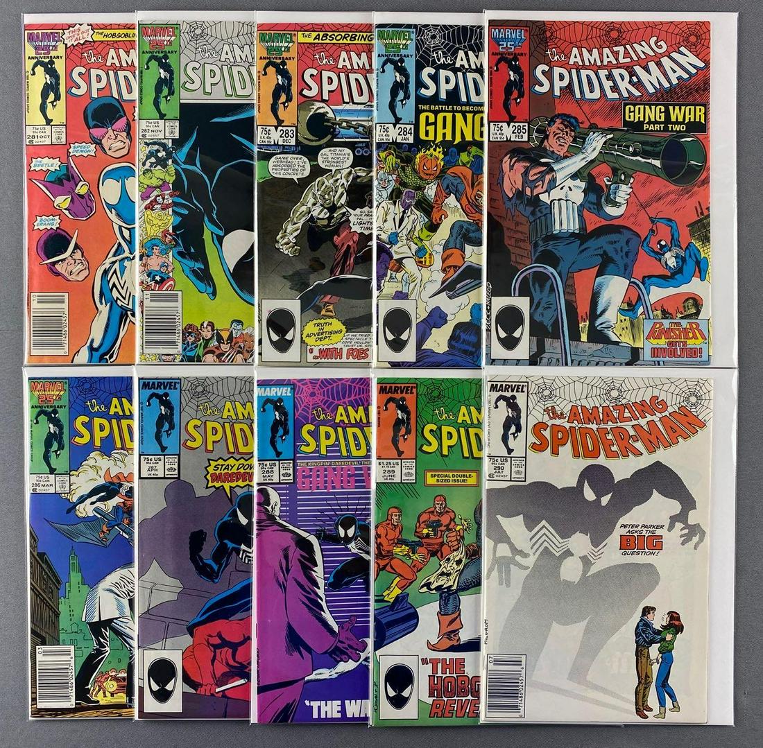 Group of 10 Marvel Comics The Amazing Spider-Man Comic (1 of 3)