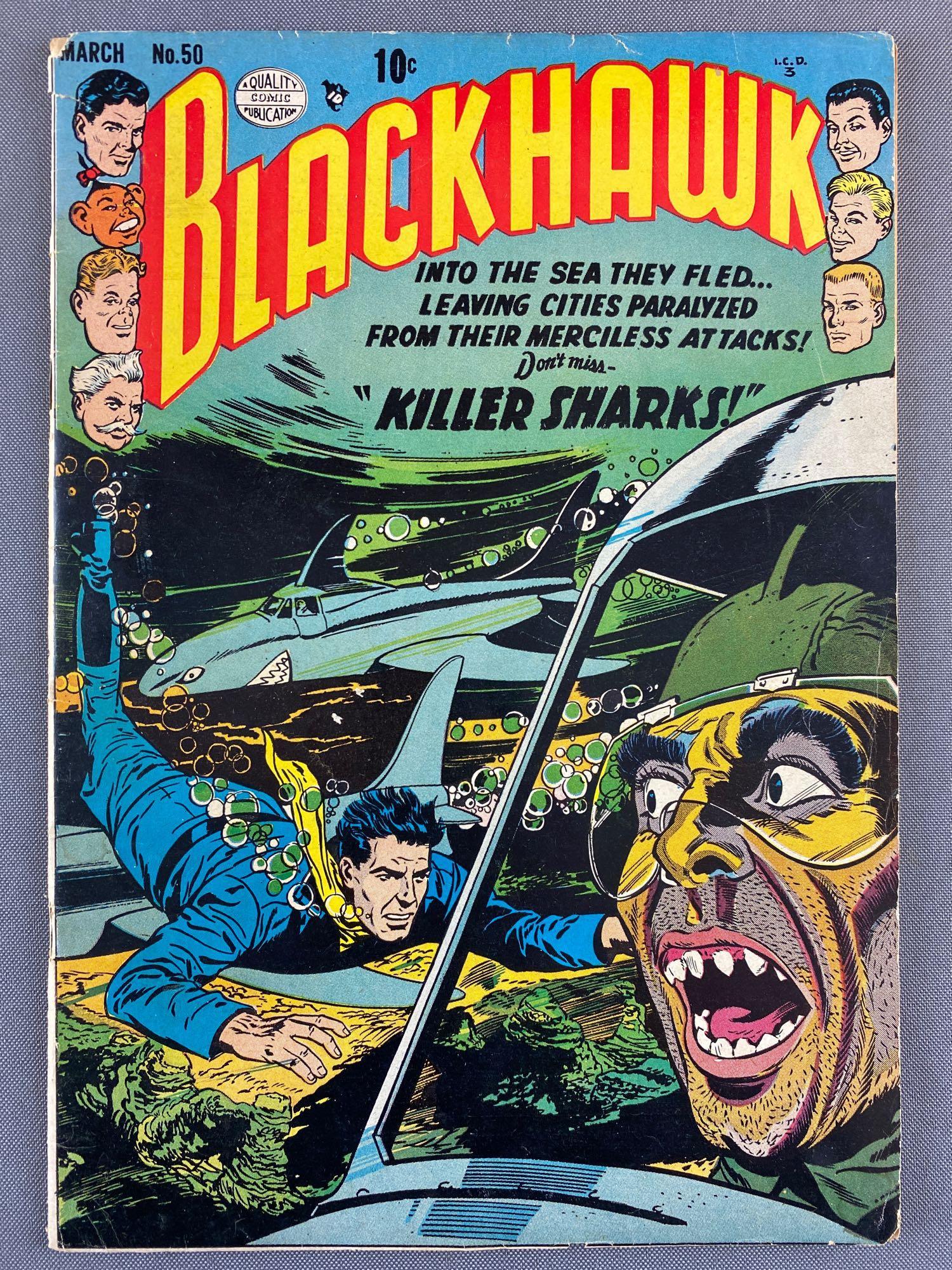 Quality Comics Blackhawk No. 50 Comic Book (1 of 8)