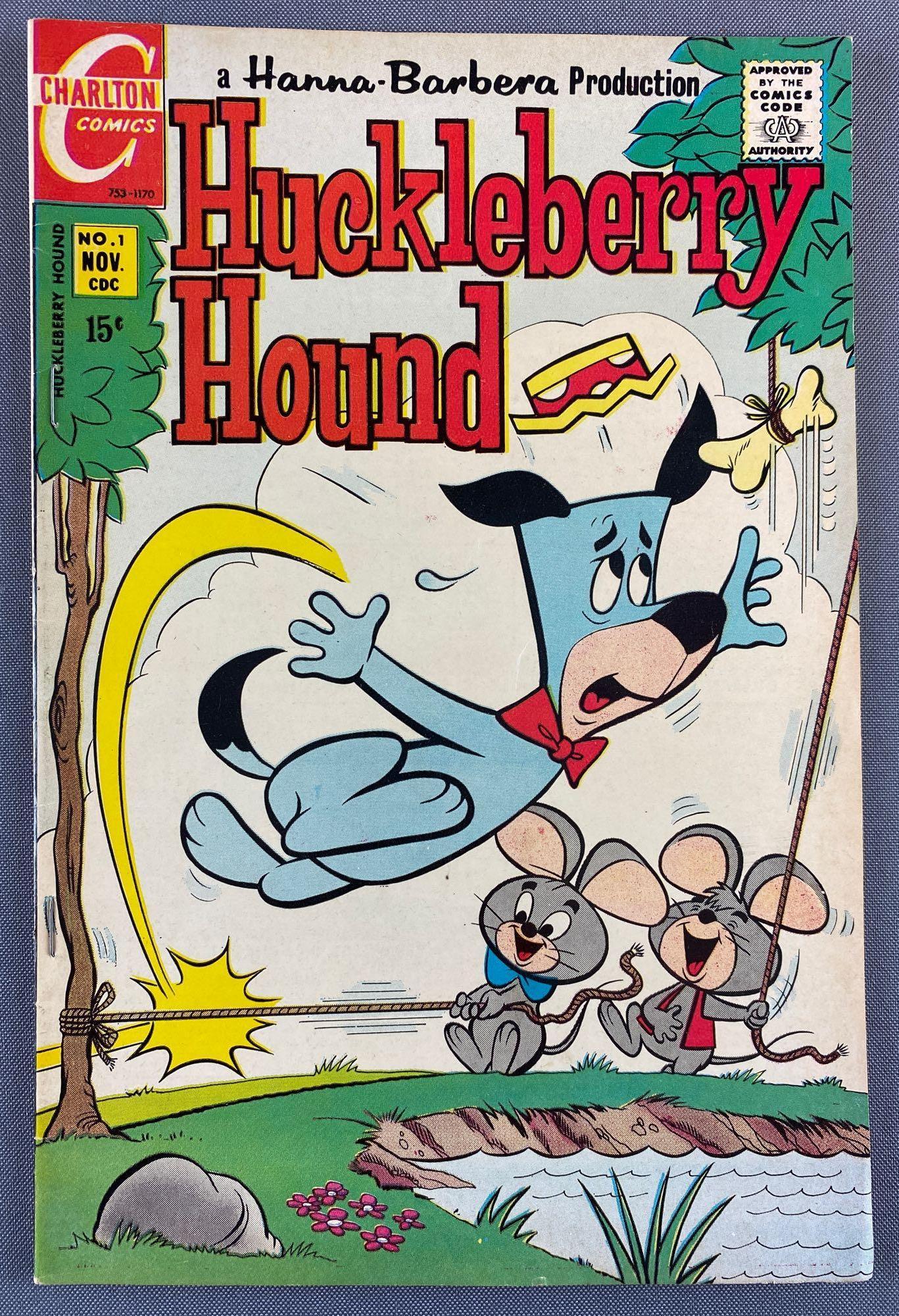 Charlton Comics Huckleberry Hound No. 1 Comic Book (1 of 8)