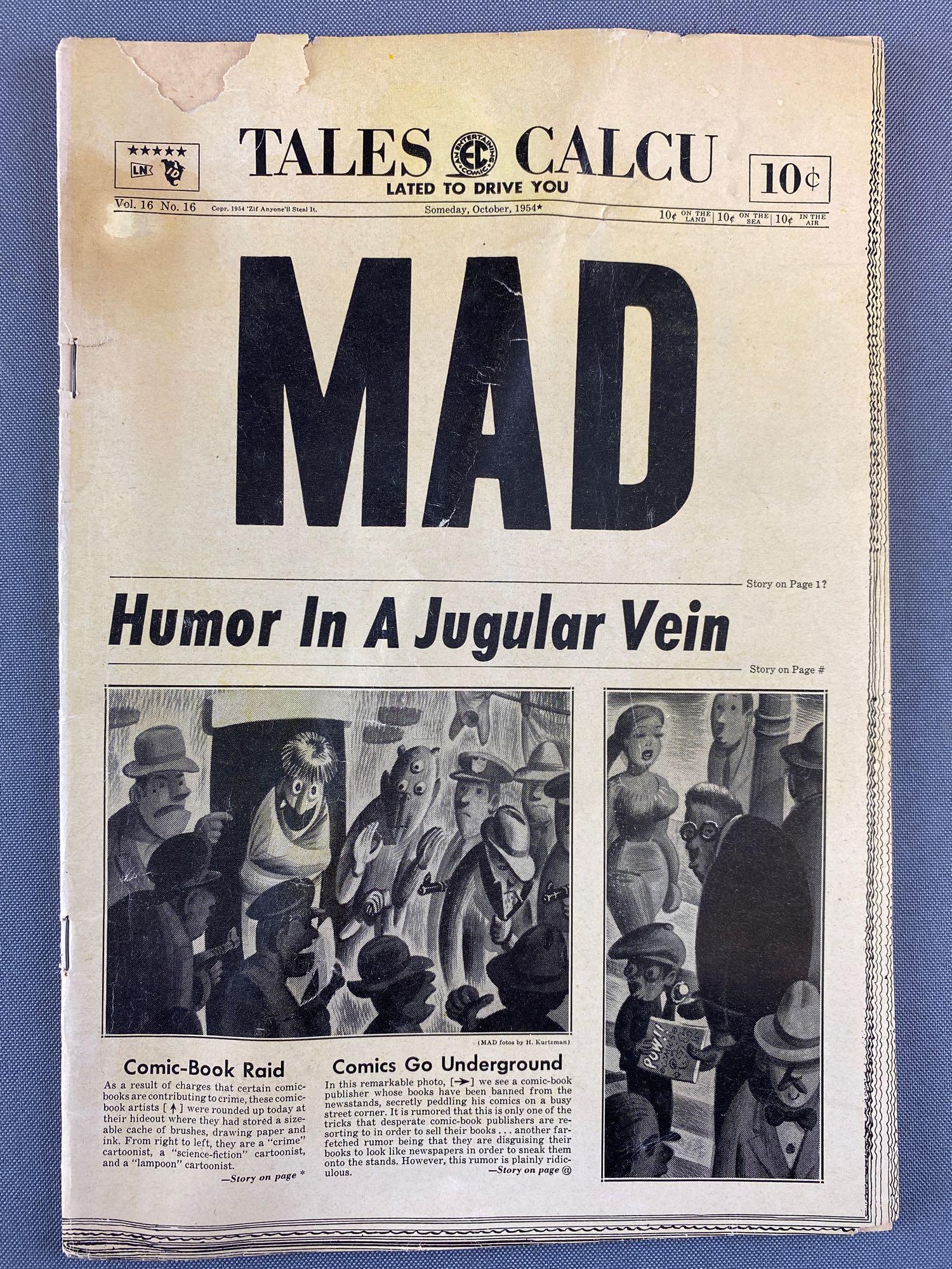 EC Comics Mad No. 16 Comic Book (1 of 8)