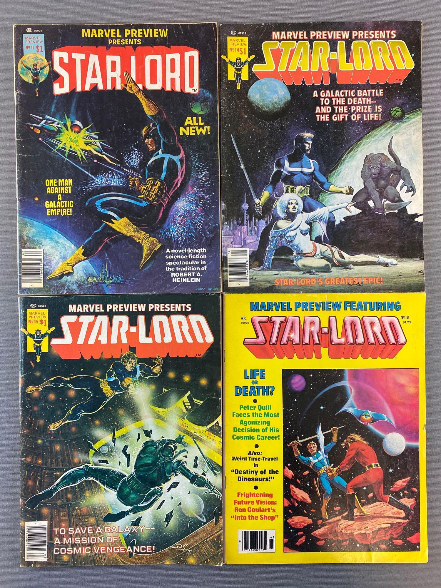 Group of 4 Marvel Preview Presents Star-Lord Comic (1 of 3)