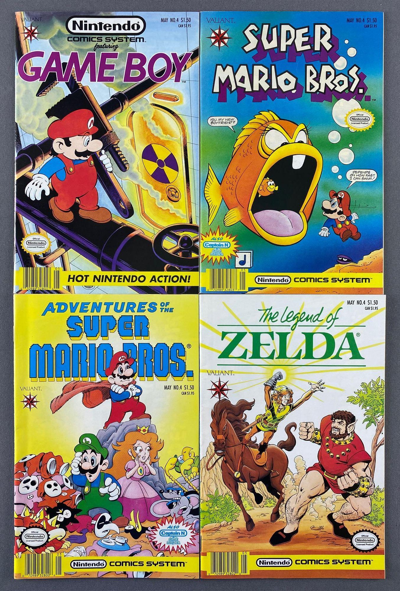 Group of 4 Nintendo Super Mario and Zelda Comic Books (1 of 3)