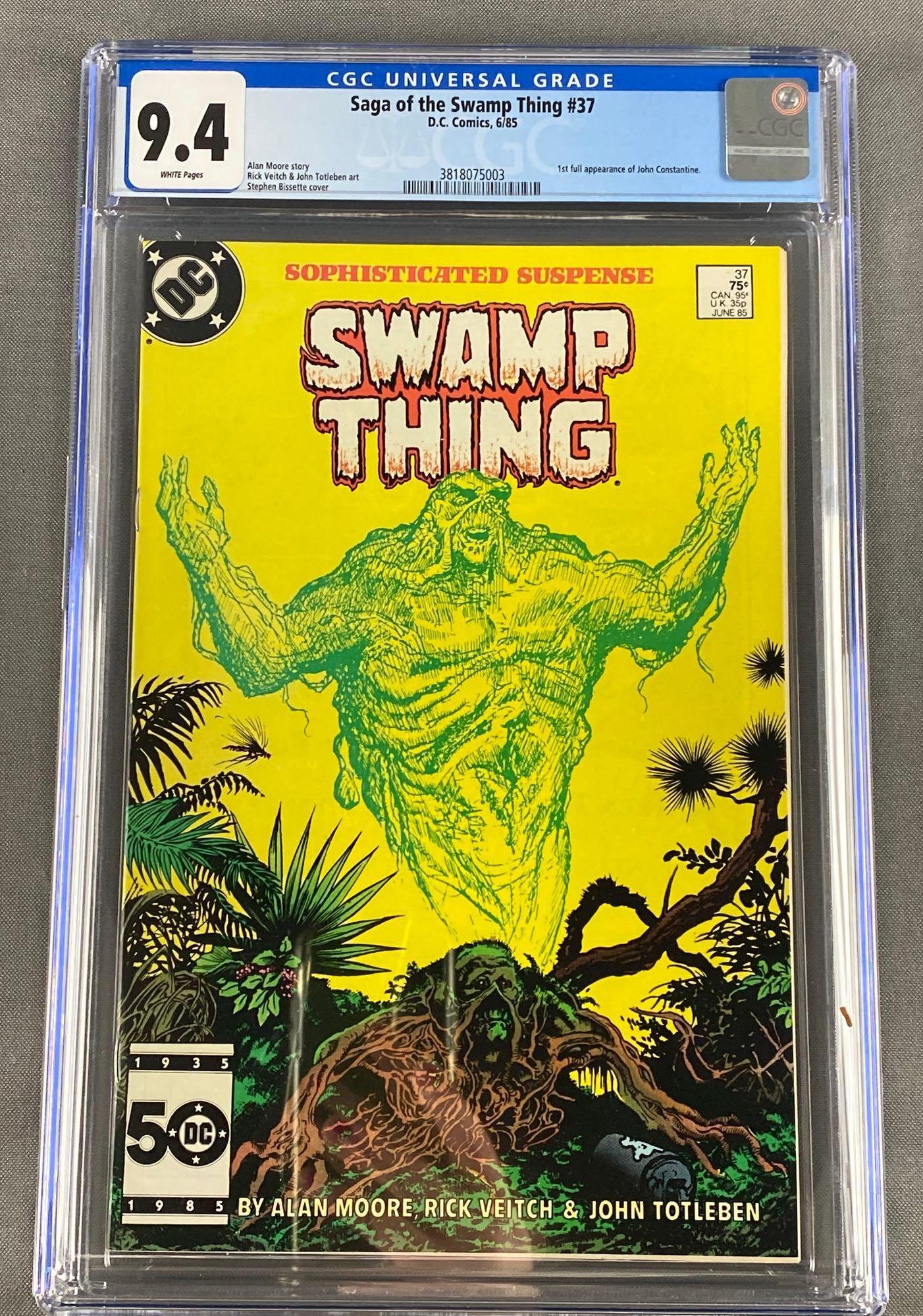CGC Graded DC Comics Saga of The Swamp Thing No. 37 (1 of 7)