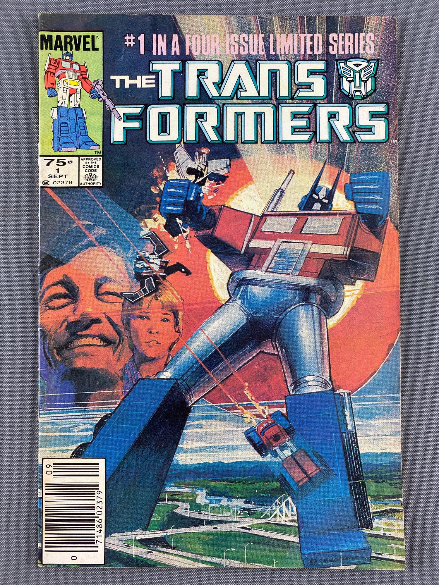 Marvel Comics Transformers No. 1 Comic Book (1 of 8)