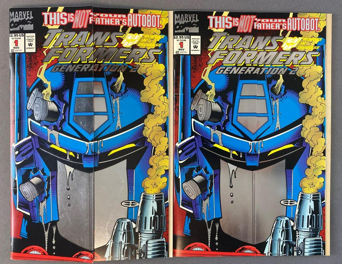 Group of 2 Marvel Comics Transformers Generation 2 No. (1 of 6)