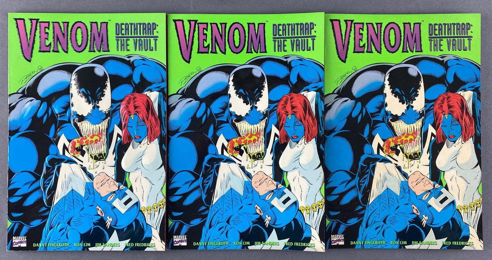 Group of 3 Marvel Comics Venom Deathtrap: The Vault (1 of 6)