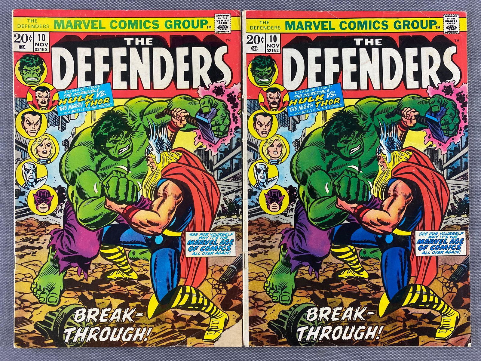 Group of 2 Marvel Comics The Defenders No. 10 Comic (1 of 12)