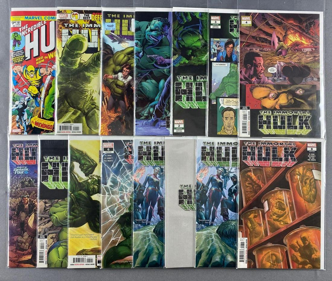 Group of 15 assorted Marvel Comics Hulk Comic Books (1 of 3)