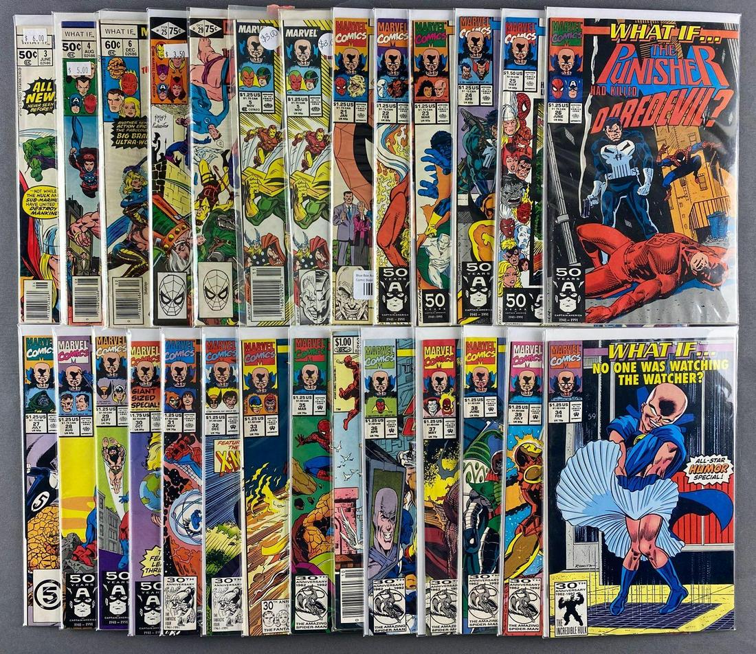 Group of 27 Marvel Comics What If? Comic Books (1 of 3)