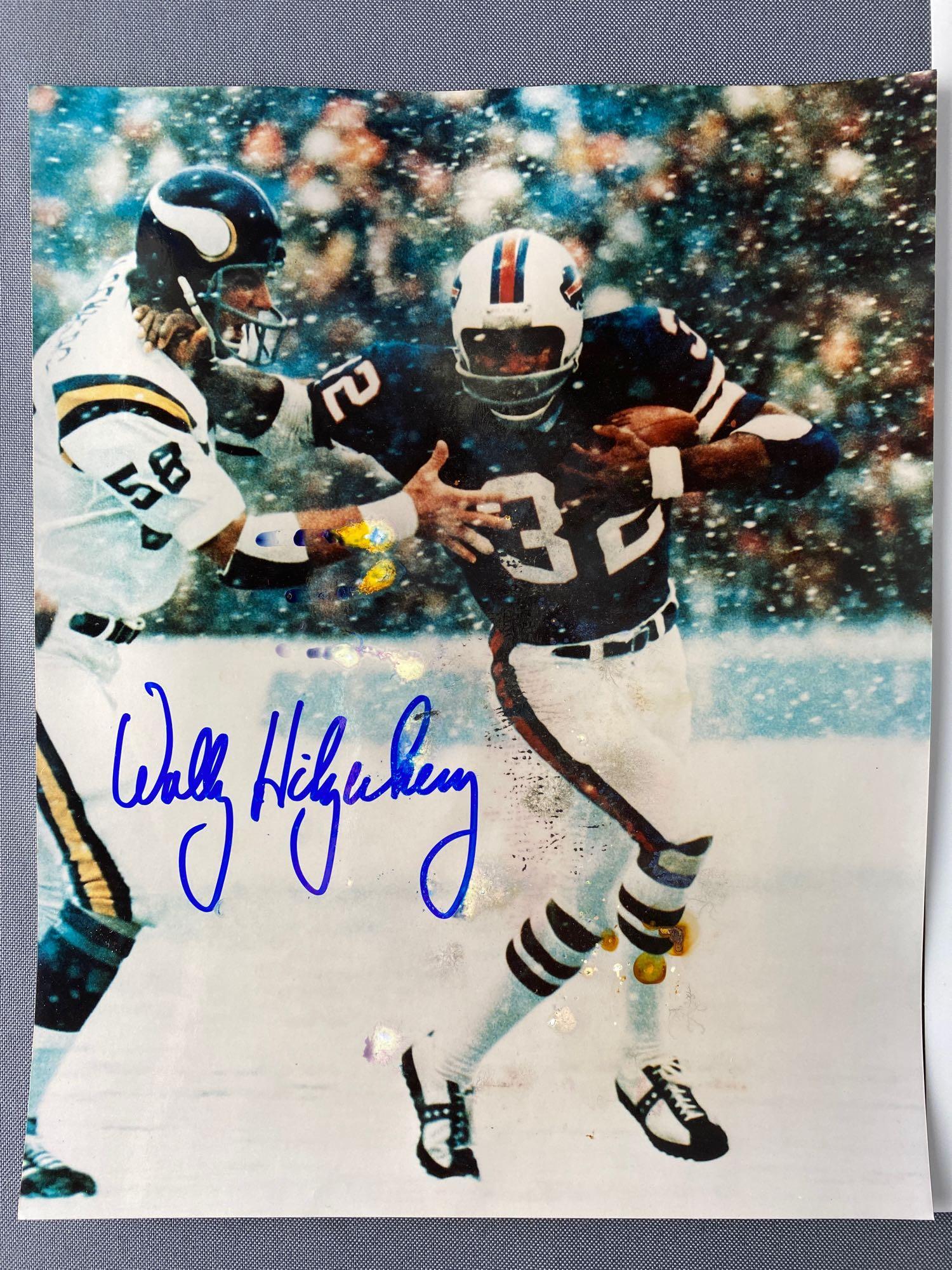 Group of 3 signed NFL photos (1 of 4)