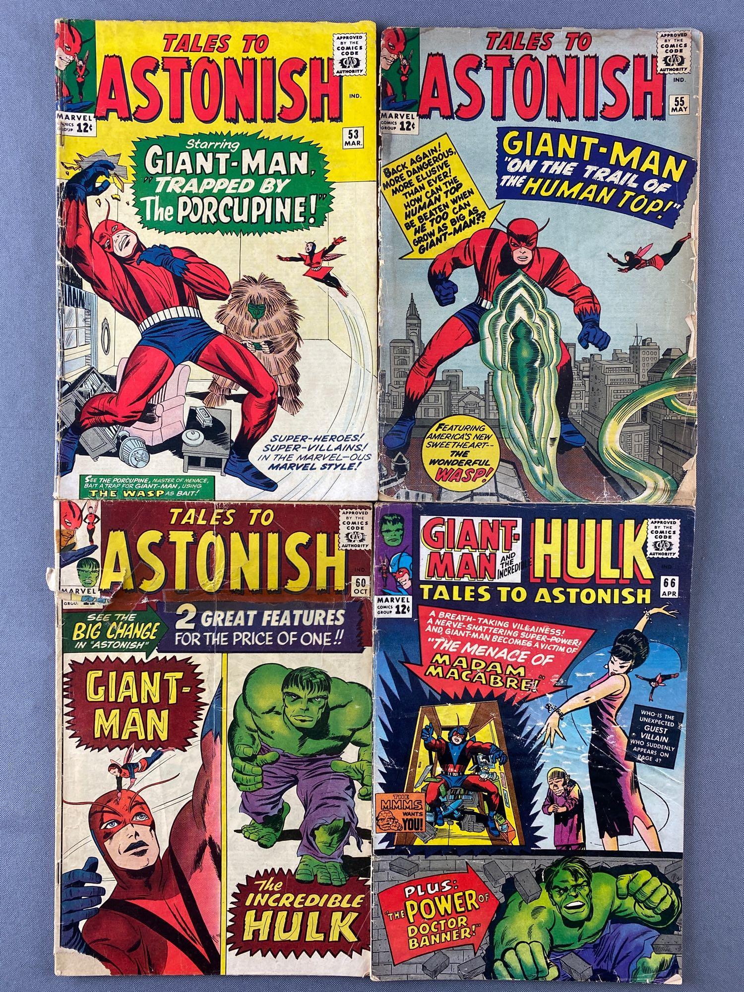 Group of 4 Marvel Comics Tales to Astonish Comic Books (1 of 4)