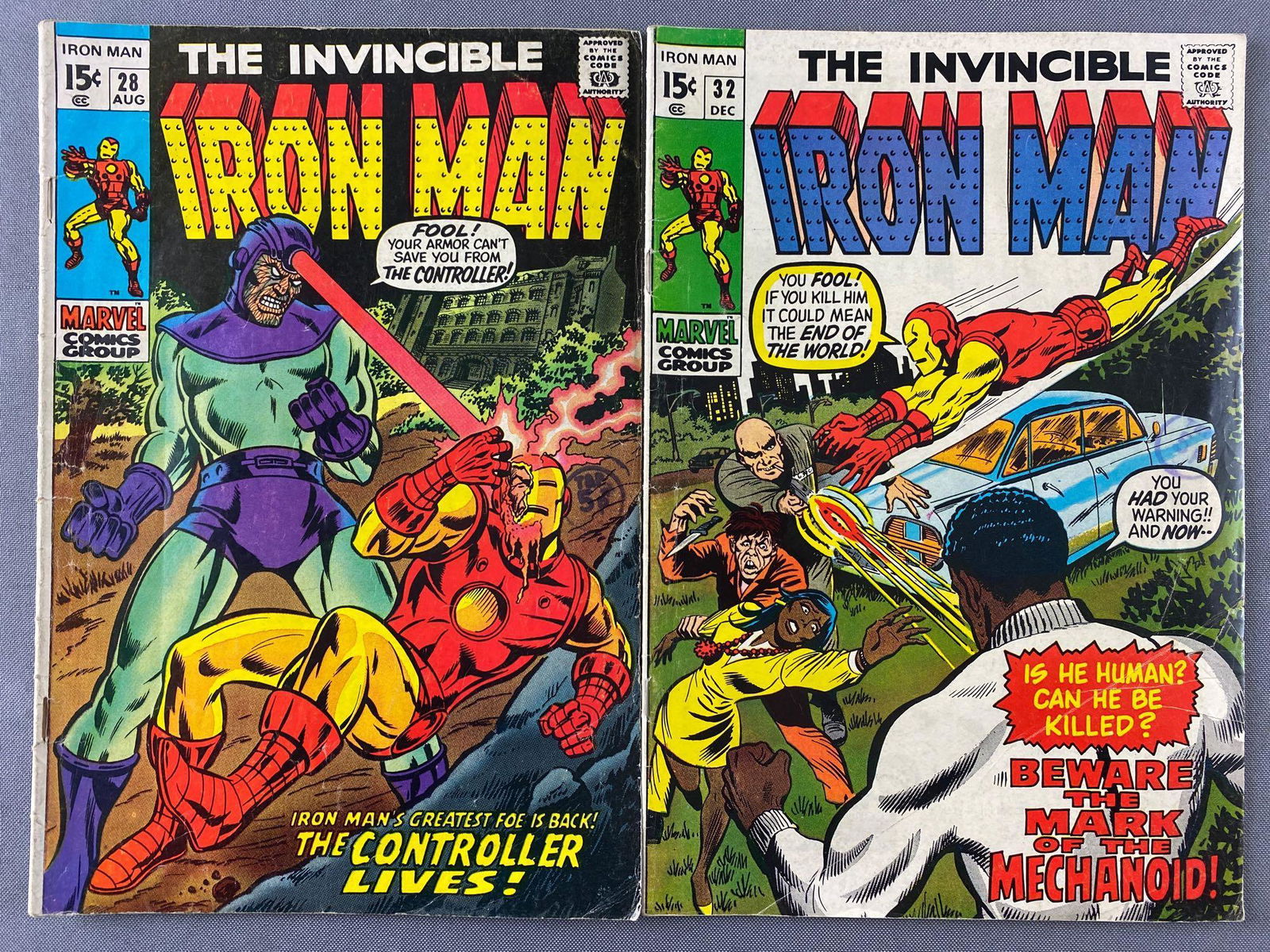 Group of 2 Marvel Comics Iron Man Comic Books (1 of 12)