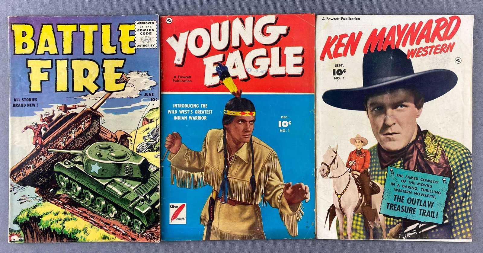 Group of 3 Golden Age Comic Books (1 of 7)