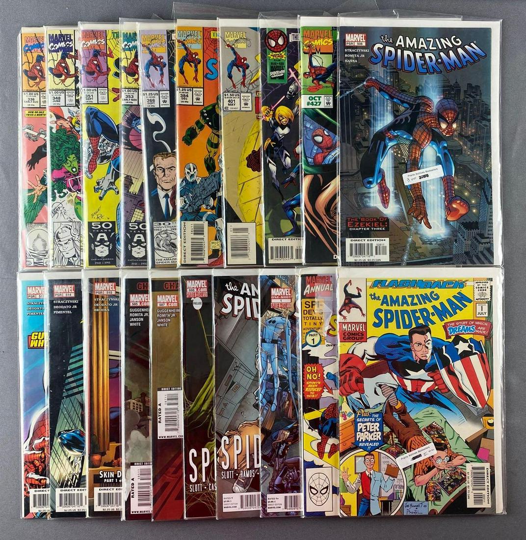Group of 20 Marvel Comics The Amazing Spider-Man Comic (1 of 3)