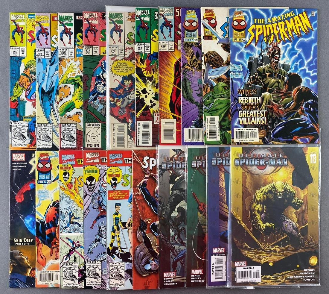 Group of 20 Marvel Comics Spider-Man Comic Books (1 of 3)