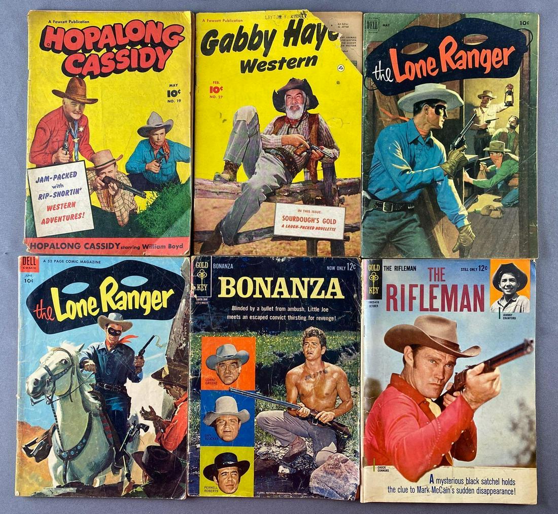 Group of 6 assorted Western Comic Books (1 of 3)