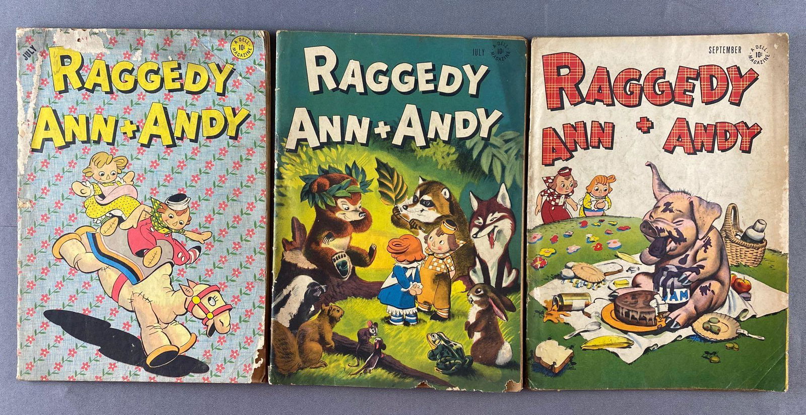 Group of 3 Dell Raggedy Ann and Andy Comic Books (1 of 7)