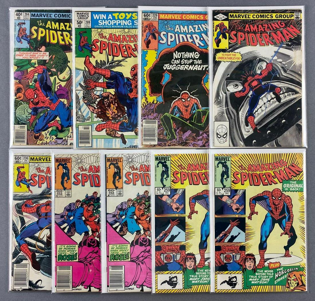 Group of 9 Marvel Comics The Amazing Spider-Man Comic (1 of 7)