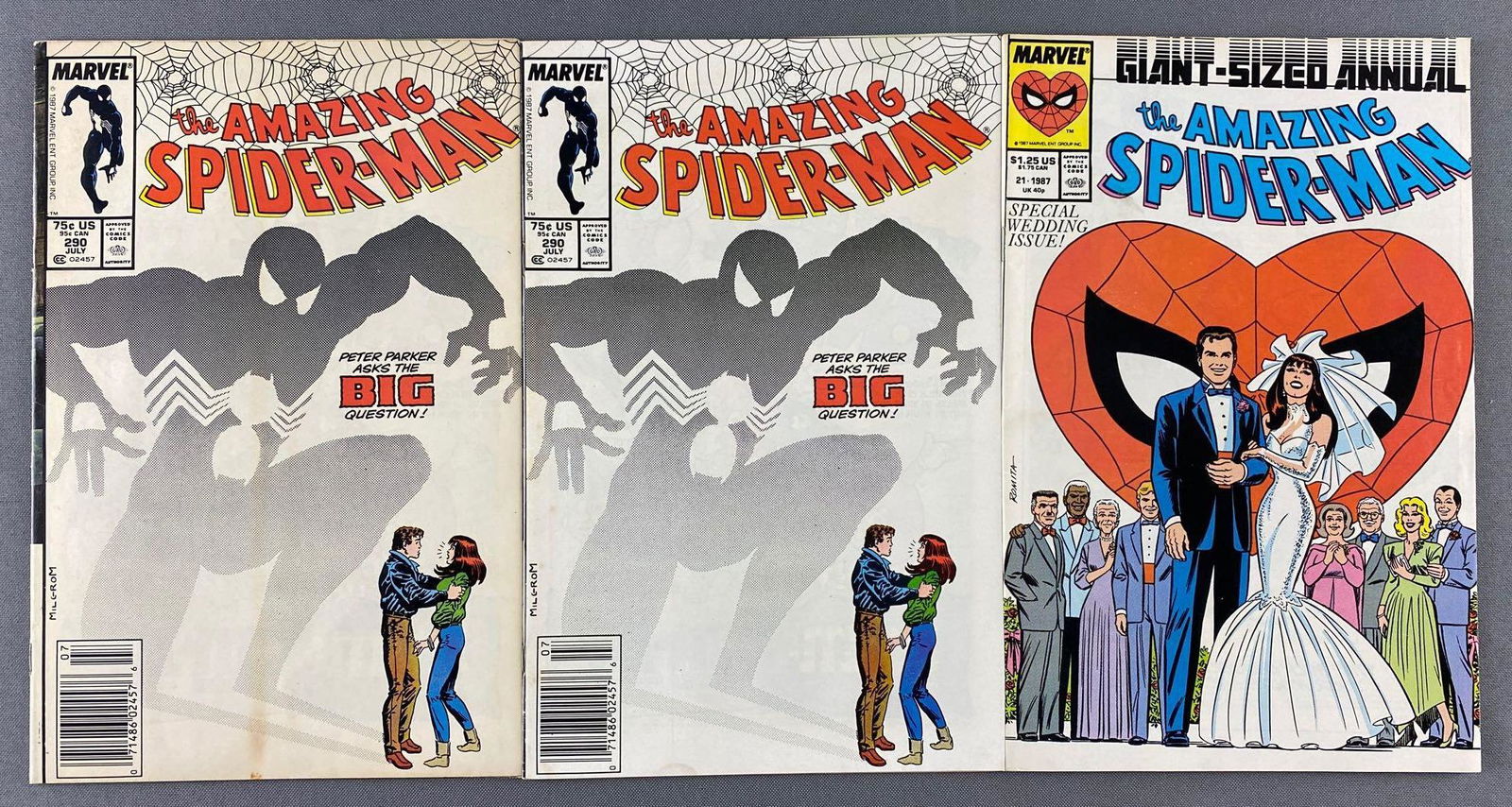 Group of 3 Marvel Comics The Amazing Spider-Man Comic (1 of 7)