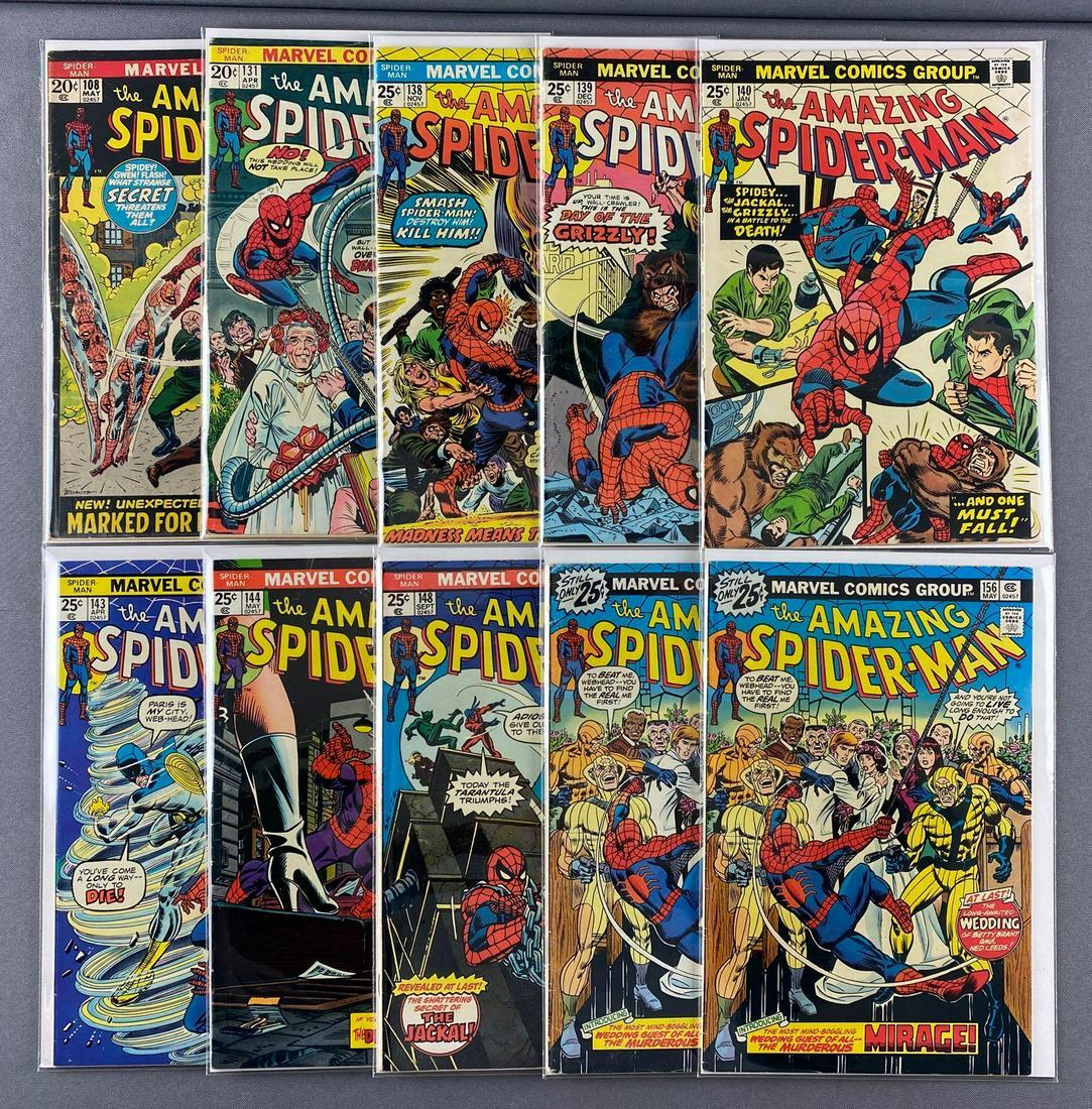Group of 10 Marvel Comics The Amazing Spider-Man Comic (1 of 5)